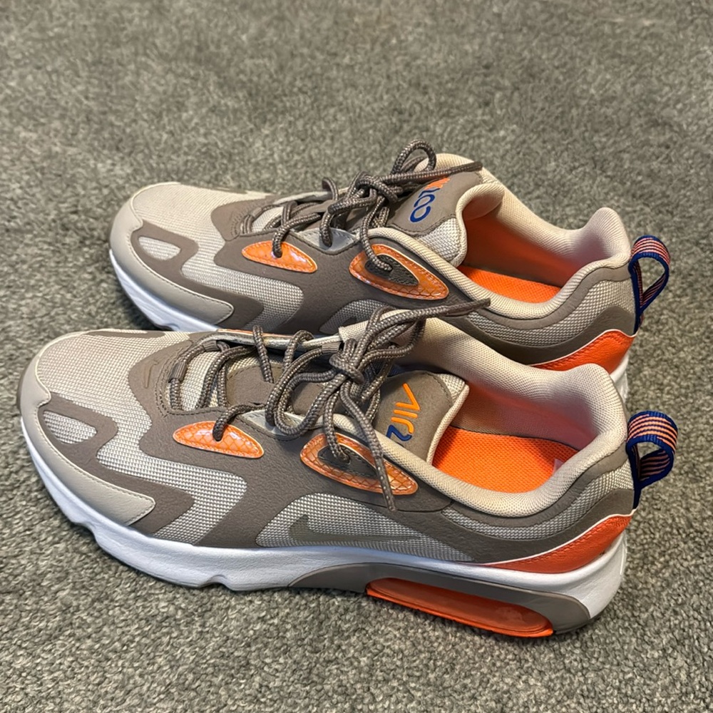 Nike Airmax 200 - Grayish Tan, Orange, White and Royal Blue - Men’s 10.5